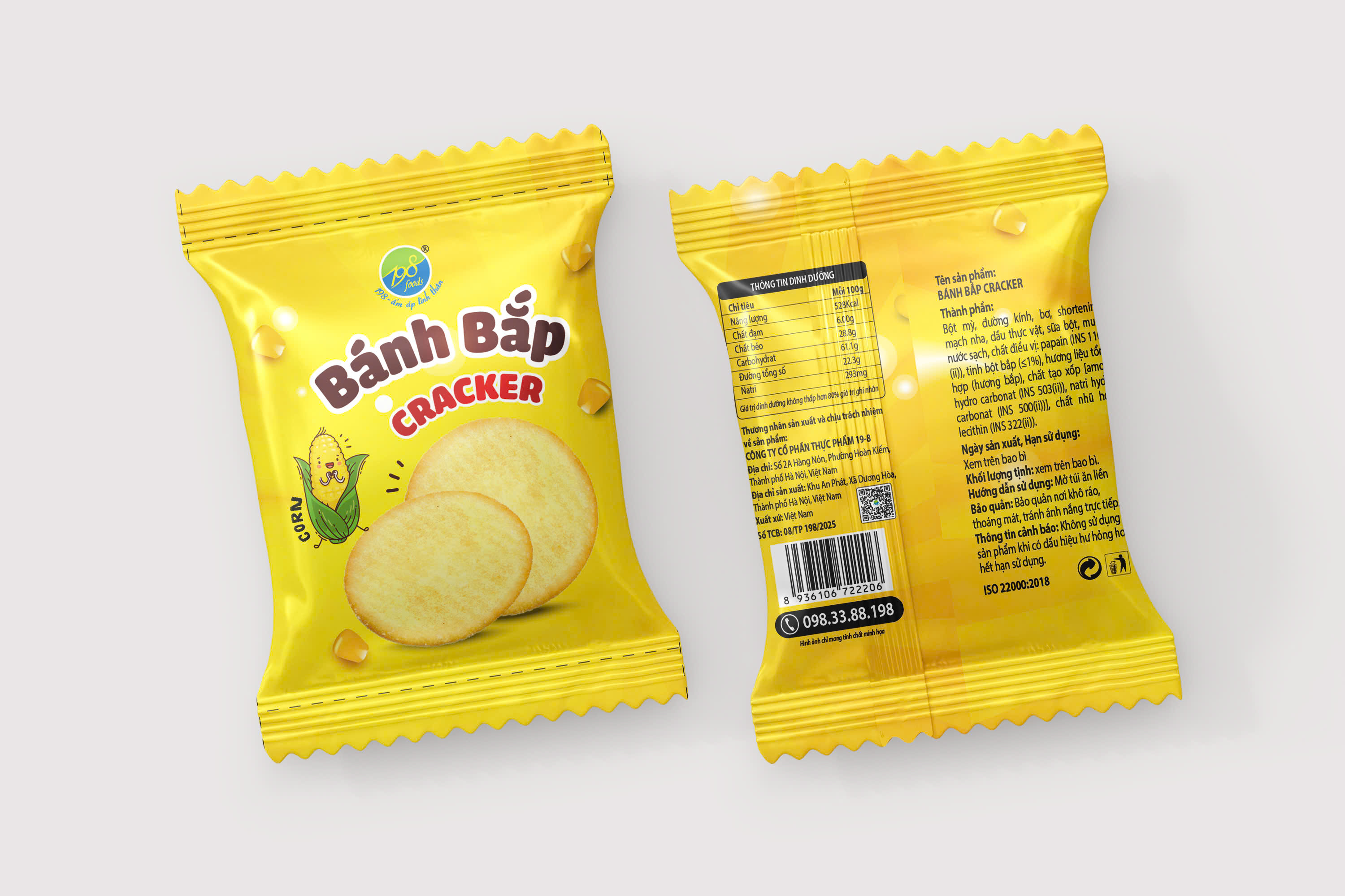 Bánh Bắp Cracker Rời
